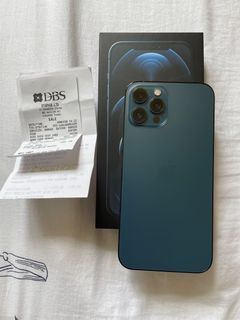 iPhone 12 Pro Max - 256 GB - Pacific Blue (mint condition)