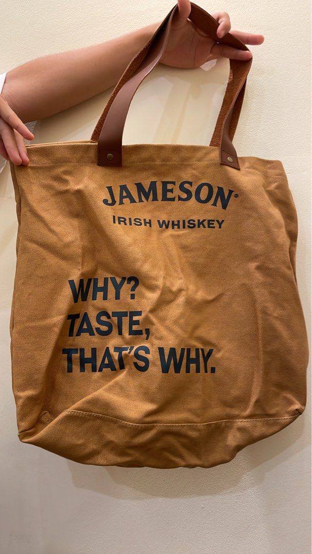 Jameson Irish Whiskey - Promo Bag - Re-usable Grocery Bag -  Canvas-like....NEW | eBay