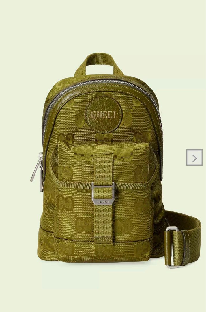 GUCCI Off The Grid GG Nylon Backpack Bag Black 644992