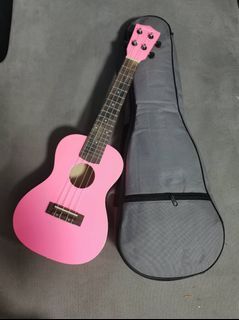 Jasmine Concert ukulele Pink With bag