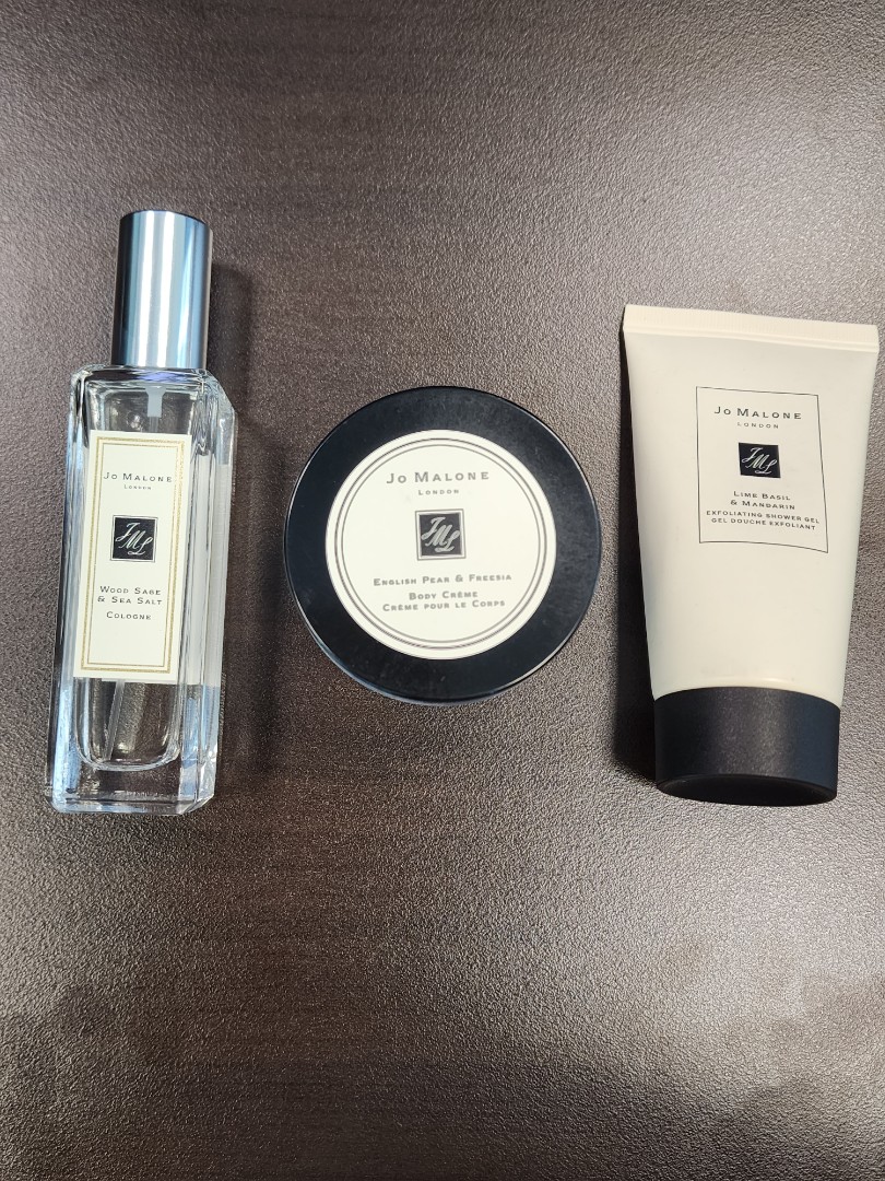 Jo Malone Gift Pouch- Cologne,Exfoliating shower gel and Body Creme ...