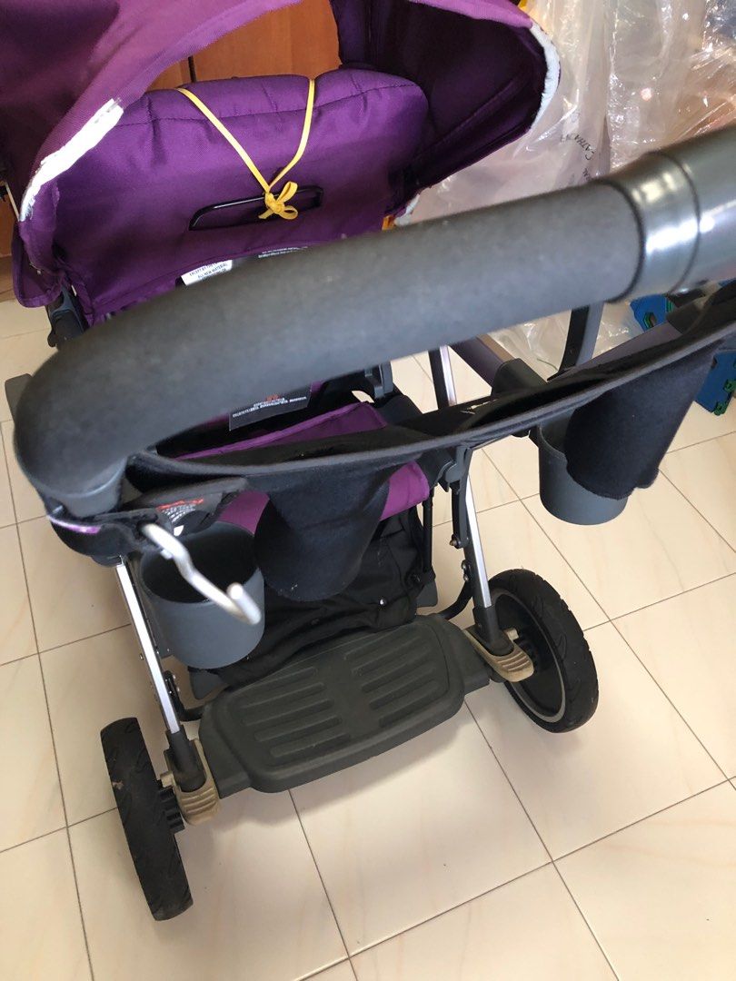 Joovy Caboose VaryLight Tandem Adjustable Frame Stroller, Babies & Kids