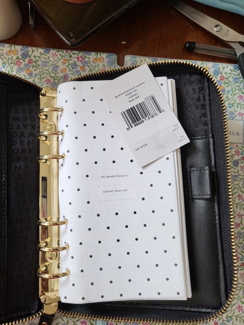 Kate spade binder wallet shop