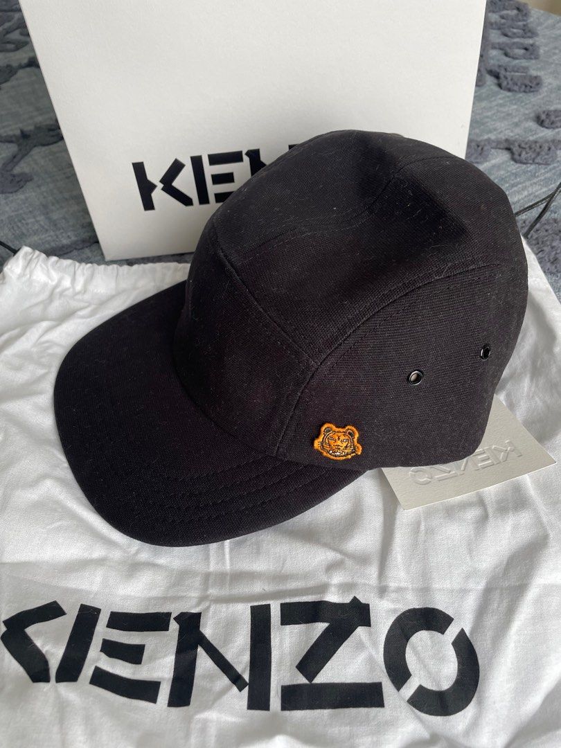 Kenzo black hat with tiger logo Men s Fashion Watches