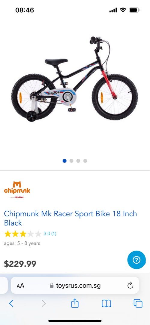 New Kids Bicycle 18inch bike Sports Equipment Bicycles Parts Bicycles on Carousell