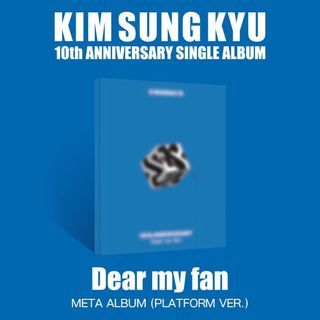 [PO] Kim Sung Kyu [Dear my fan] meta album - platform ver