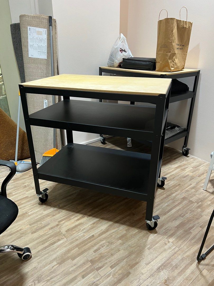 Kitchen Cart Trolley Table BROR Ikea, Furniture & Home Living