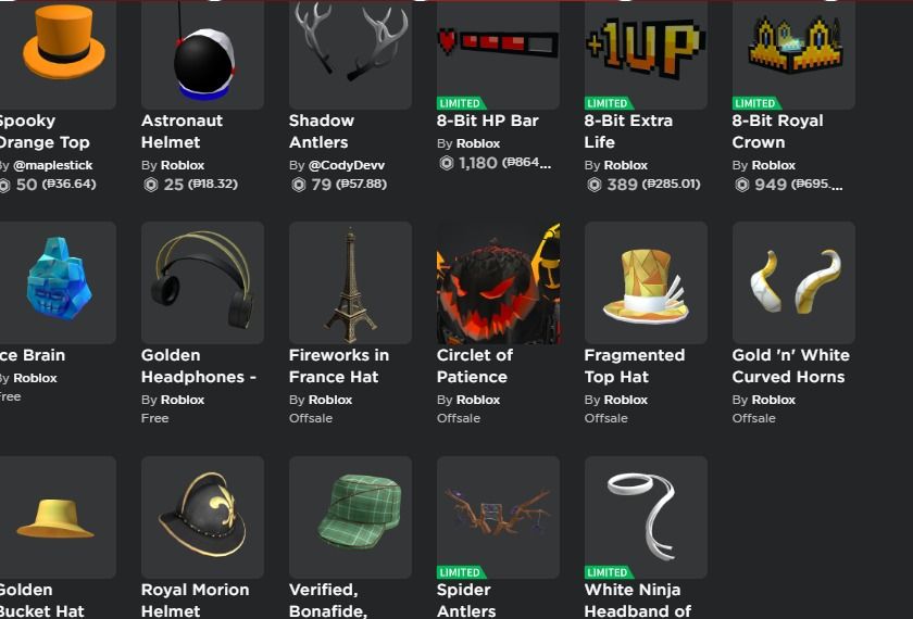 Limited Roblox account(with alot of stuff), Video Gaming, Video Games ...