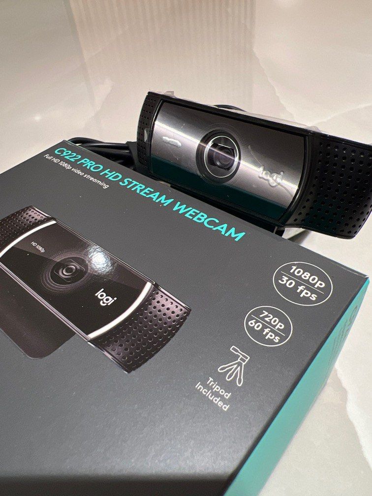 Logitech C922 Pro HD Stream Webcam, Photography, Video Cameras on Carousell