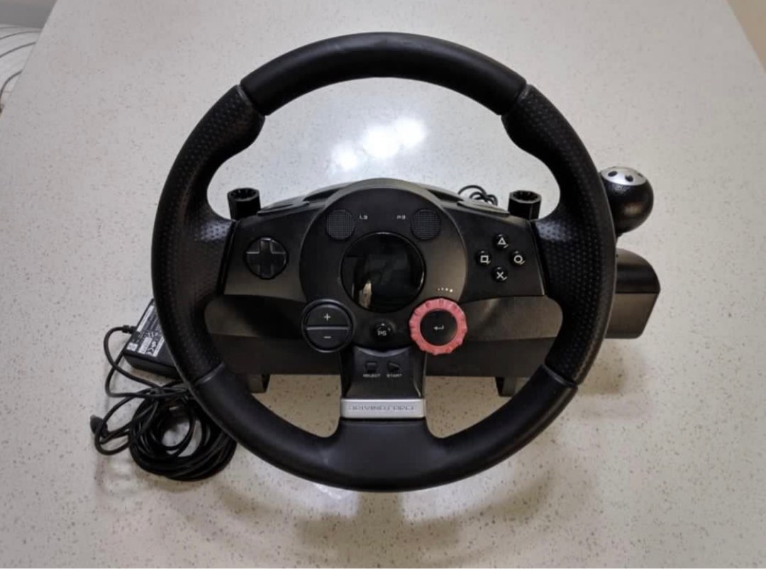 Logitech Drive Force GT Steering Wheel, Video Gaming, Gaming