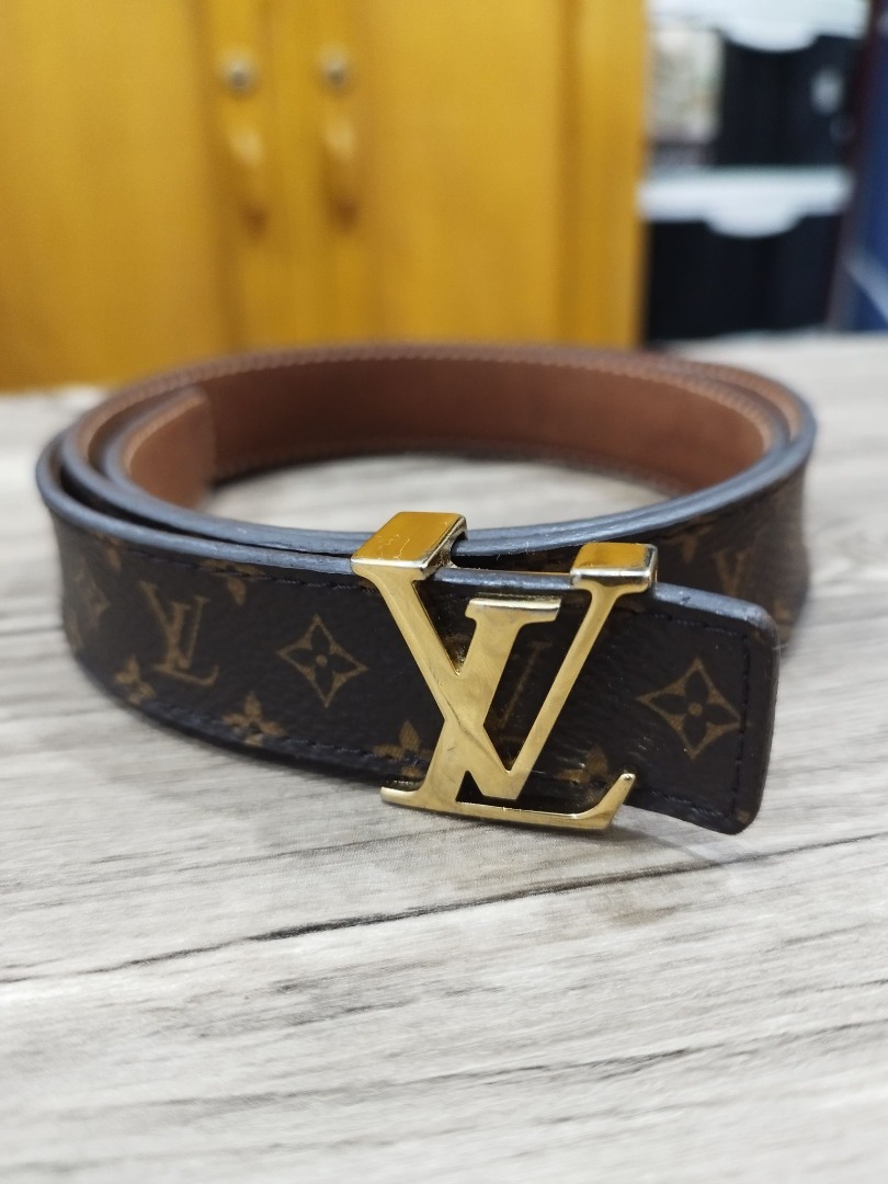 LV Monogram Canvas Initiales 25mm Belt M9781