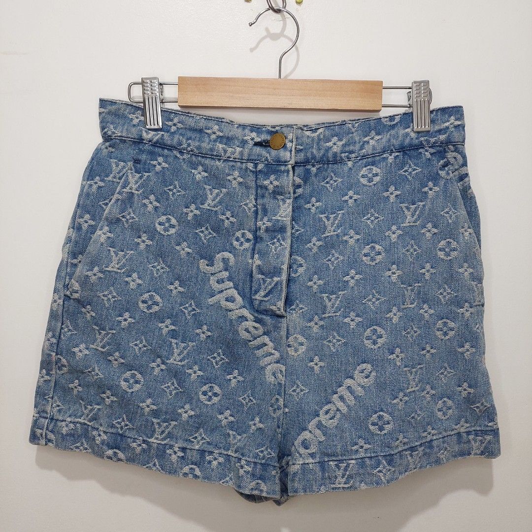 Louis Vuitton LV Monogram Shorts Pants, Men's Fashion, Bottoms, Shorts on  Carousell