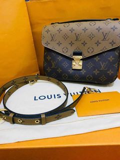 Brand New!Louis Vuitton Pochette Metis reverse monogram (date code SR0221)  Feb. 22, 2021 receipt, Luxury, Bags & Wallets on Carousell