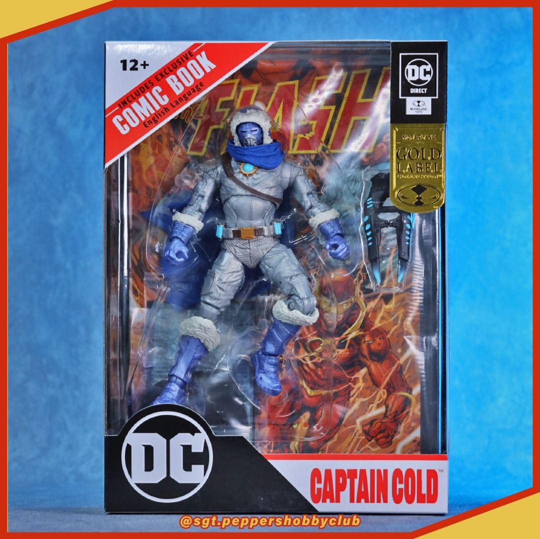 Captain Cold w/The Flash Comic (DC Page Punchers) 7 Gold Label