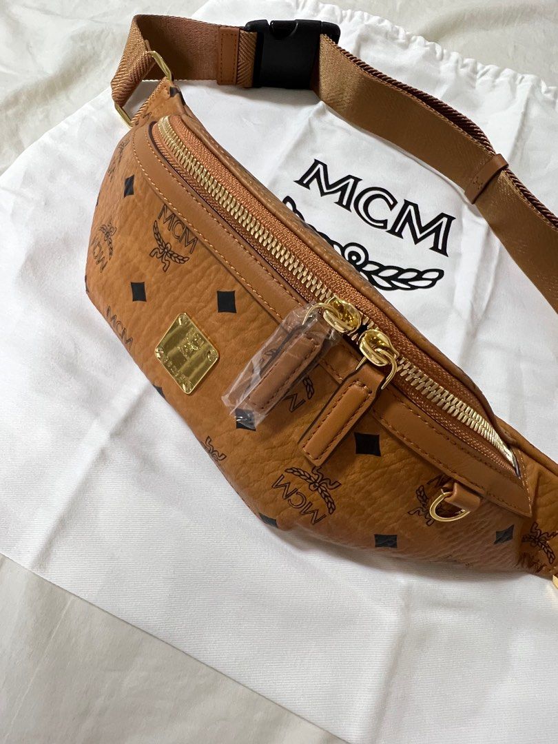 MCM belt / bum bag (authentic) (Category: Luxury Bags & Wallets) located in Pasig City. Submitted by plslovemeagain (Listing ID 1195186745, Image 2). Description: Bought from Singapore With receipt .