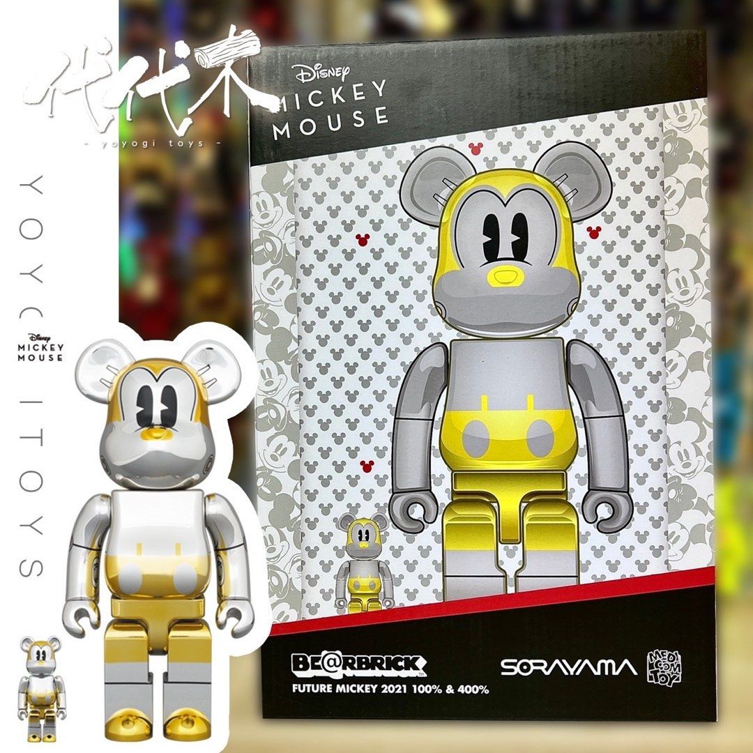 BE@RBRICK FUTURE MICKEY 2021 100％ u0026 400％ - フィギュア