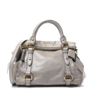 Miu Miu Small Bluette Bow Bag Vitello Shine