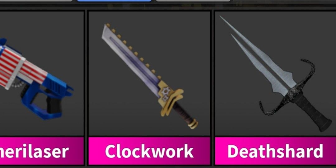 Mm2 classic godly and others knifes and guns, Video Gaming, Gaming