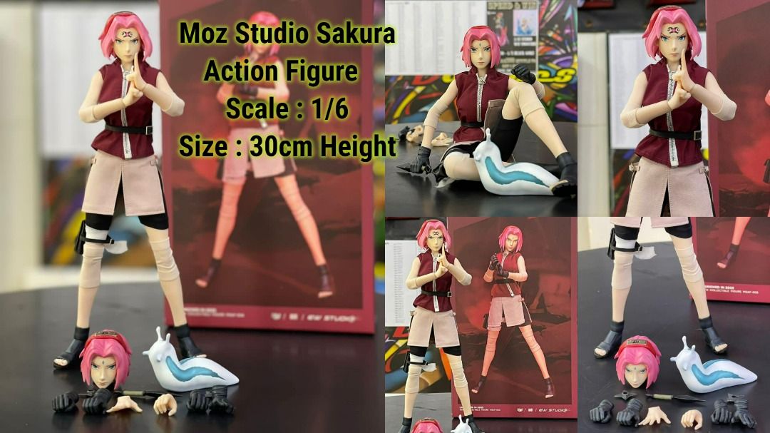 MOZ STUDIO MSAF003 1/6 Naruto Haruno Sakura Female Action Figure