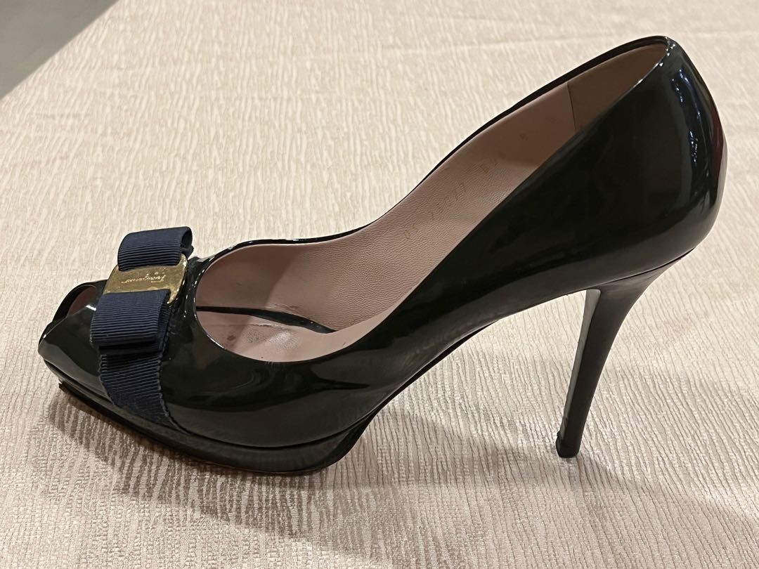 Salvatore ferragamo heels sale cheap