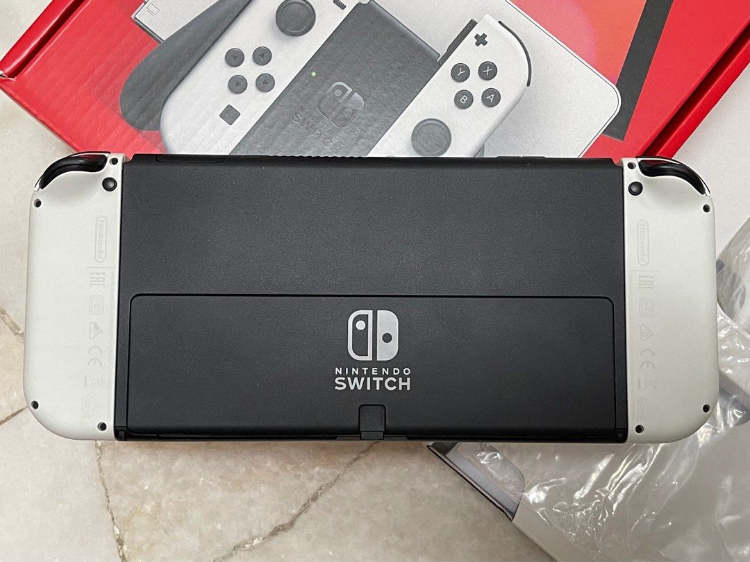 Nintendo Switch OLED white Maxsoft, Video Gaming, Video Game Consoles