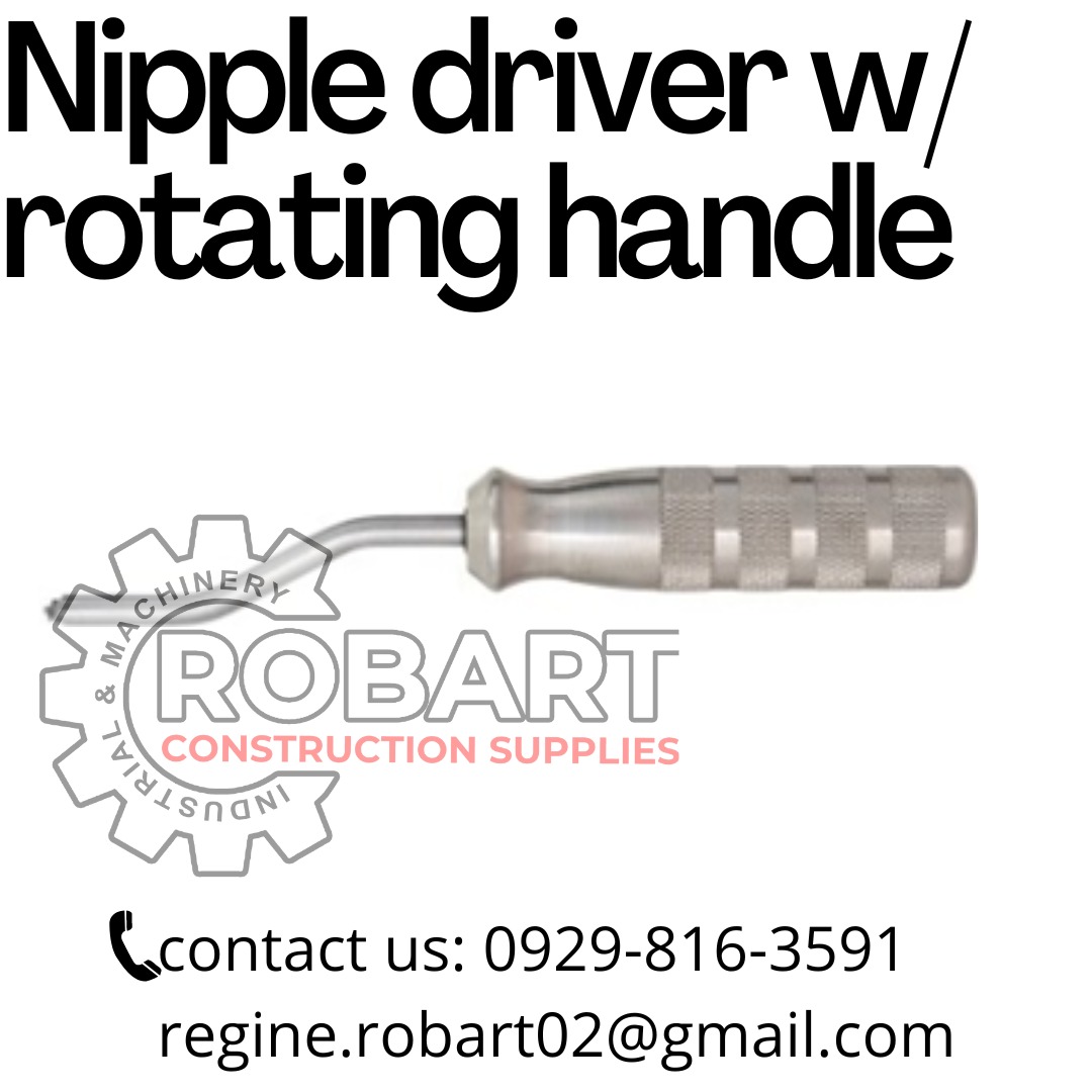 Nipple driver w/ rotating handle, Commercial & Industrial, Construction ...