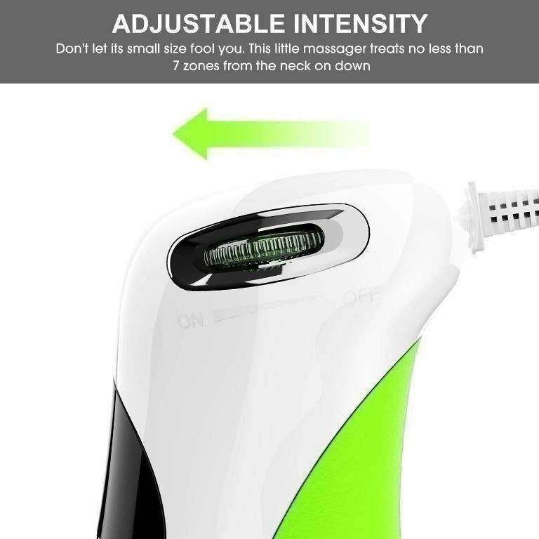 NURSAL Electric Back Handheld Massager, Deep Tissu Percussion Massage
