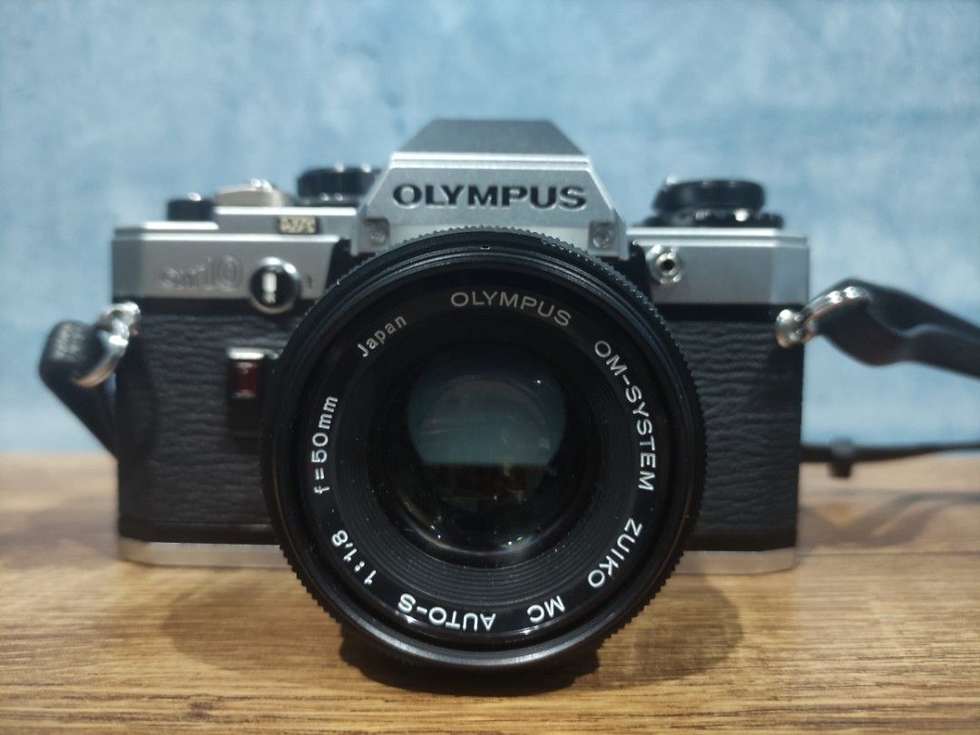 Olympus OM10 SLR Film Camera, Photography, Cameras on Carousell