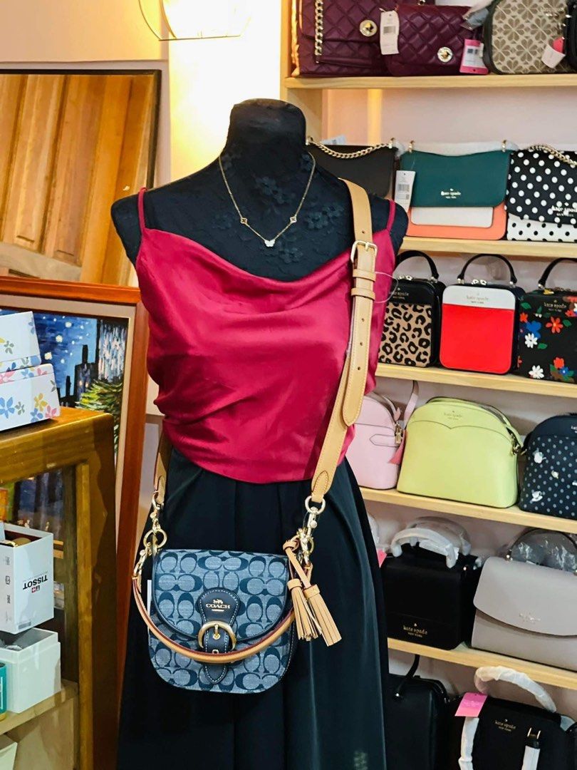 💯ORIGINAL COACH KLEO DENIM (Category: Luxury Bags & Wallets) located in Quezon City. Submitted by ashongsstore (Listing ID 1172313831, Image 2). Description: 🐎C0ACH NEW COLLECTION🐎 🇵🇭ONHAND🇵🇭 ‼️Please look at our pictures as that is exactly what you are purchasing‼️ 💯GUARANTEED ORIGINAL AND AUTHENTIC or TRIPLE YOUR MONEY BACK! Not REPLICA, OEM, TOP GRADE QUALITY, AUTHENTIC QUALITY or Any other Terms to DENOTE FAKE! 😎 . . . Disclaimer: As