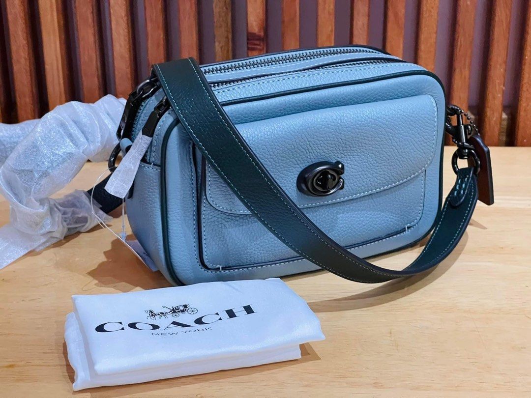Coach camera bag sage online