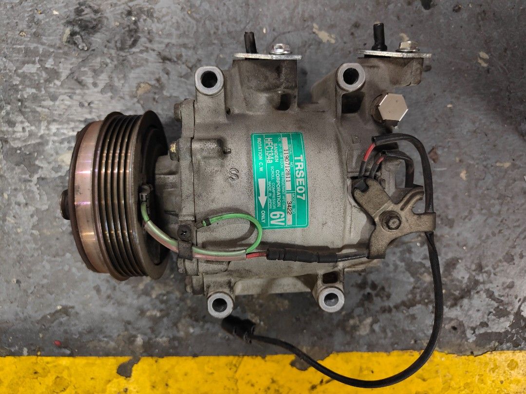 Original Sanden Honda Jazz Fit GE8 GE6 AC aircon compressor, Car
