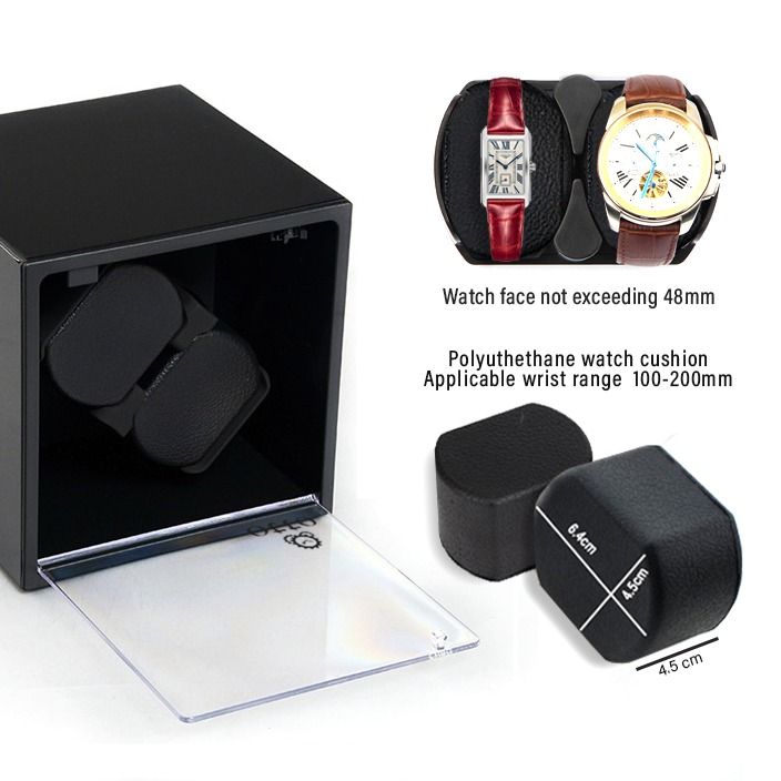 OTTO Dual Modular Watch Winder Case 360 Degrees Movement Watch Winder