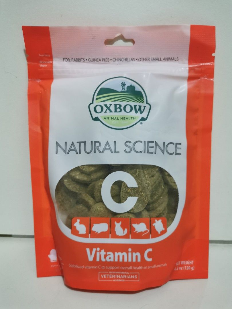 Oxbow Vitamin C Guinea Pigs Rabbits, Pet Supplies, Pet Food on Carousell