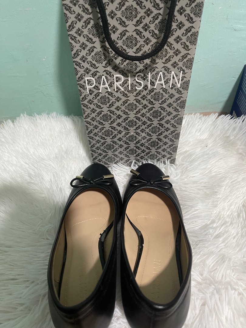 Parisian black top shoes for school