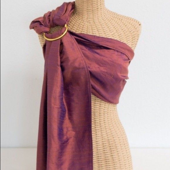 Patina Simple Silk Ring Sling Sakura Bloom