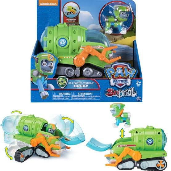 Spin Master - Paw Patrol Sea Patrol Rocky Die-Cast Vehicle