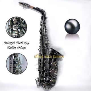 Pearl Black Finish Alto Saxophone Brand New