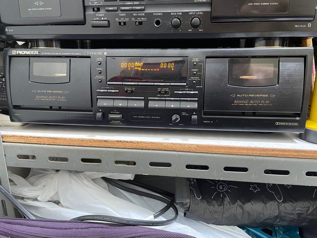Pioneer CTW404R Cassette Deck, Audio, Other Audio Equipment on Carousell