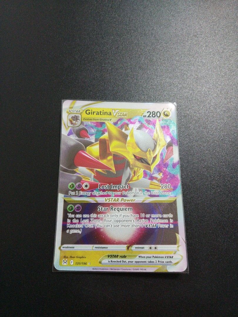 Pokemon - Giratina Vstar - 131/196 - Ultra Rare Card Lost Origin