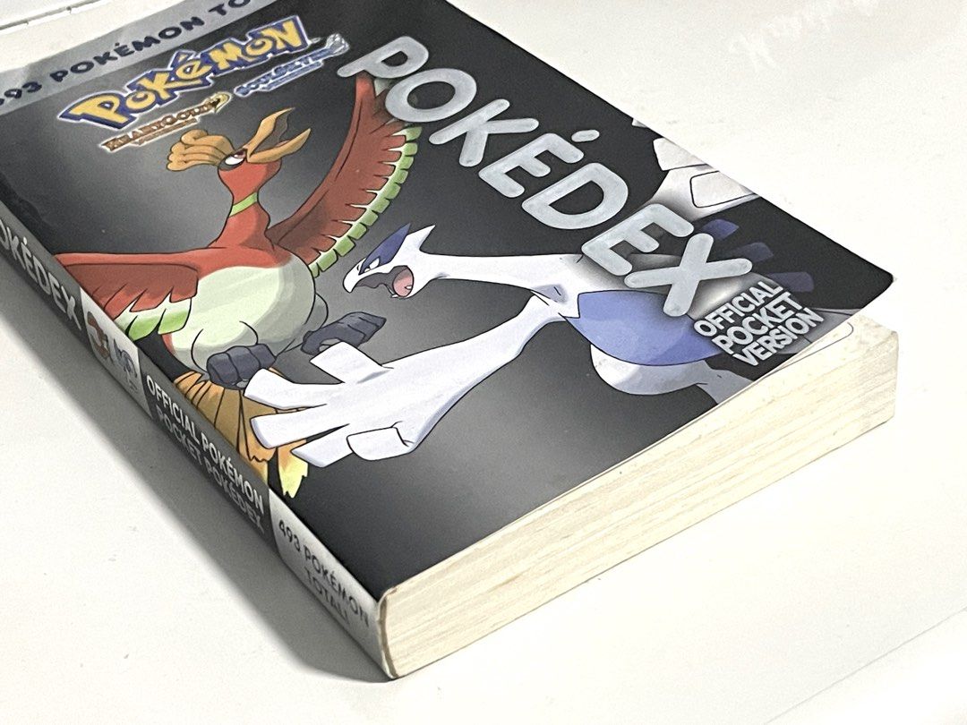 Pokémon Pokedex Books, Heart Gold And Soul Silver, Black And White