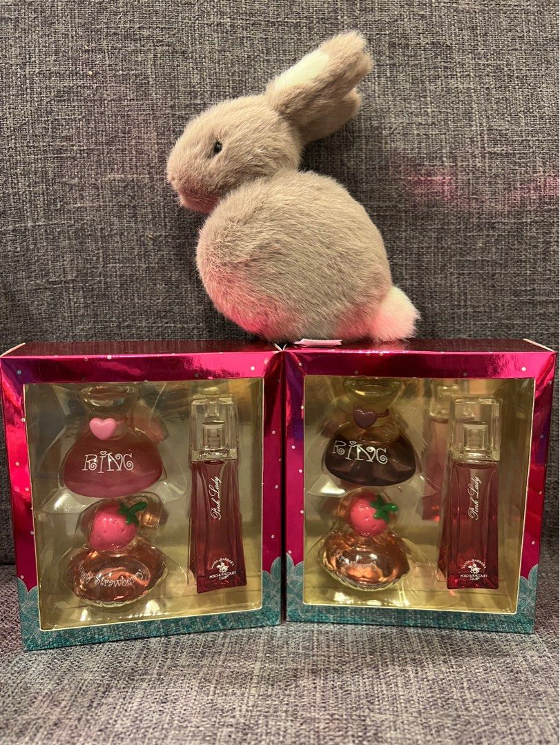 Polo pink shop perfume gift set