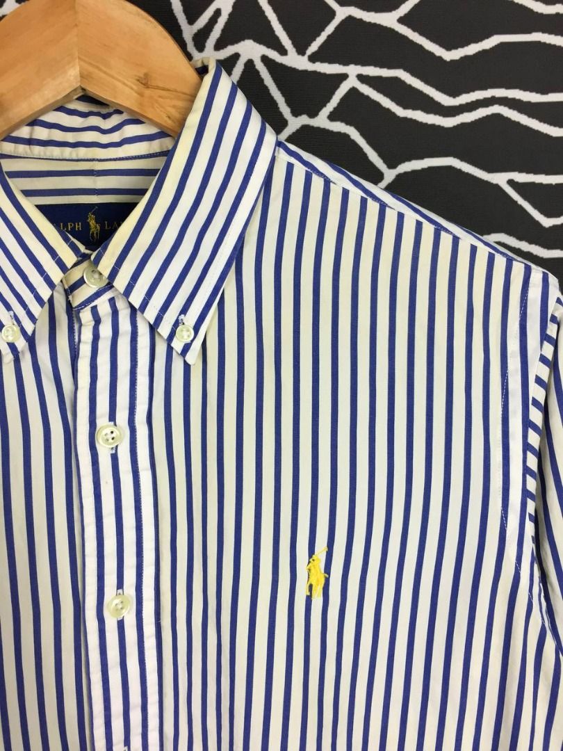 Polo Ralph Lauren Stripe Casual Shirt, Men's Fashion, Tops & Sets, Formal  Shirts on Carousell