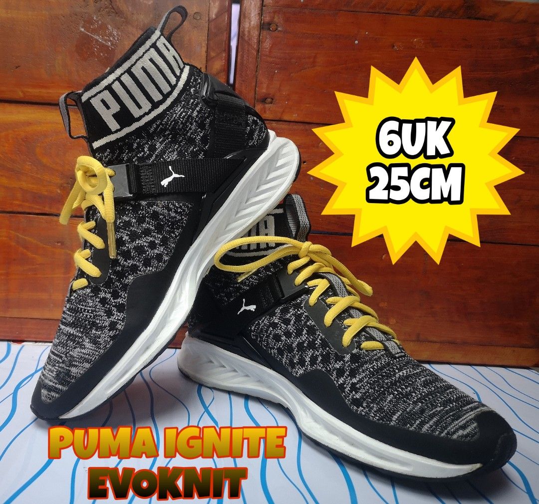 PUMA IGNITE EVOKNIT 6UK Men s Fashion Footwear Sneakers on Carousell