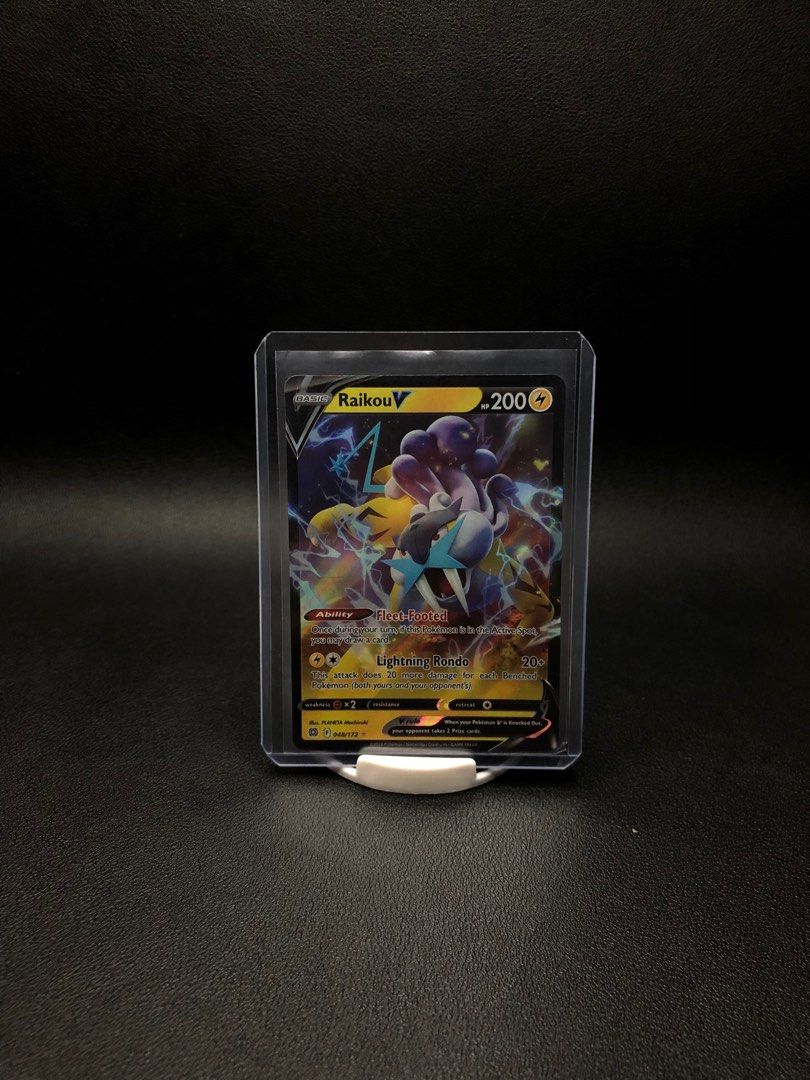 Raikou V Pokemon card, Hobbies & Toys, Toys & Games on Carousell