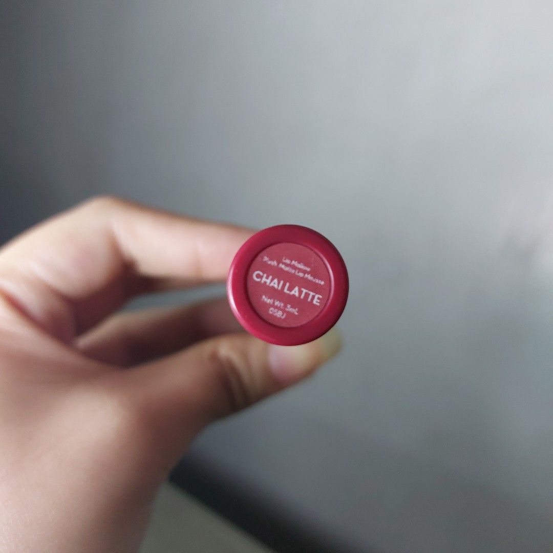 [RARE cool tone pink lipstick] happy skin lip mallow in chai latte