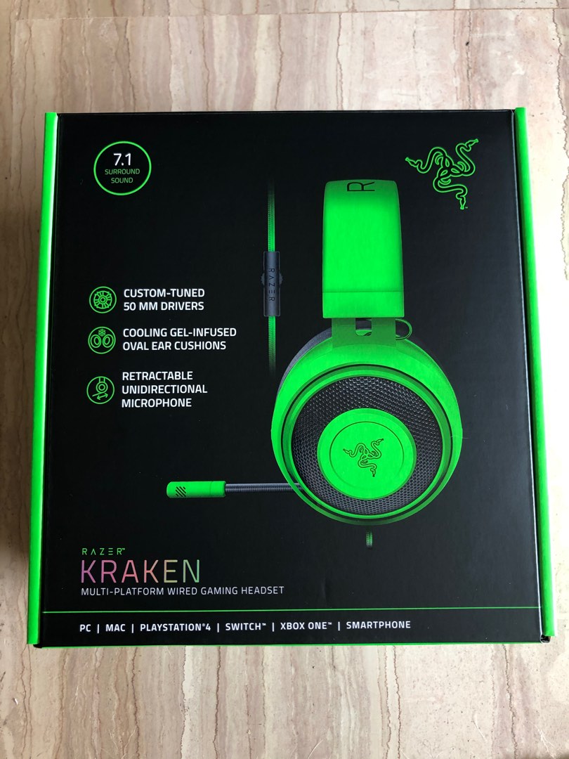 Razer Kraken Headphones, Audio, Headphones & Headsets on Carousell