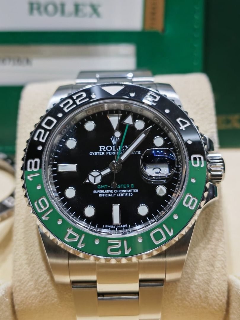 Green black rolex sale