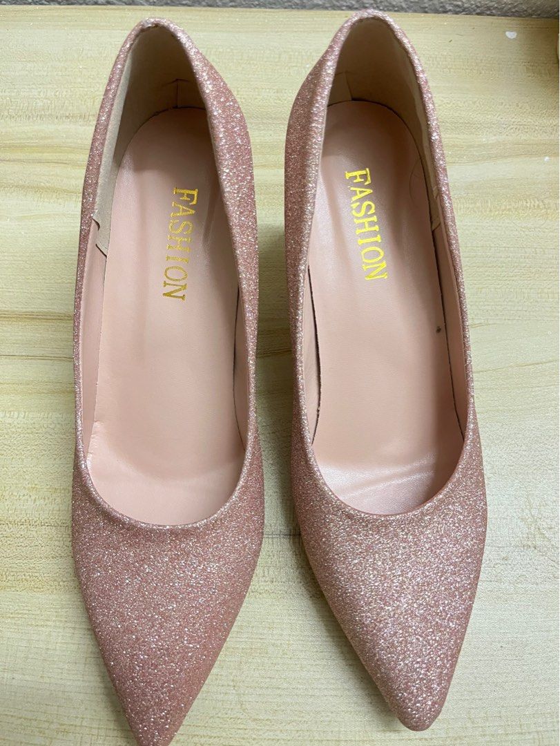 Rose gold Heels 5 inch Size 39