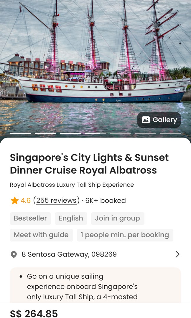 Royal Albatross Sunset Dinner Cruise, Tickets & Vouchers, Event Tickets