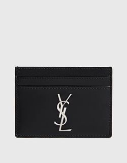代購！SAINT LAURENT Cassandre 光滑小牛皮革卡夾